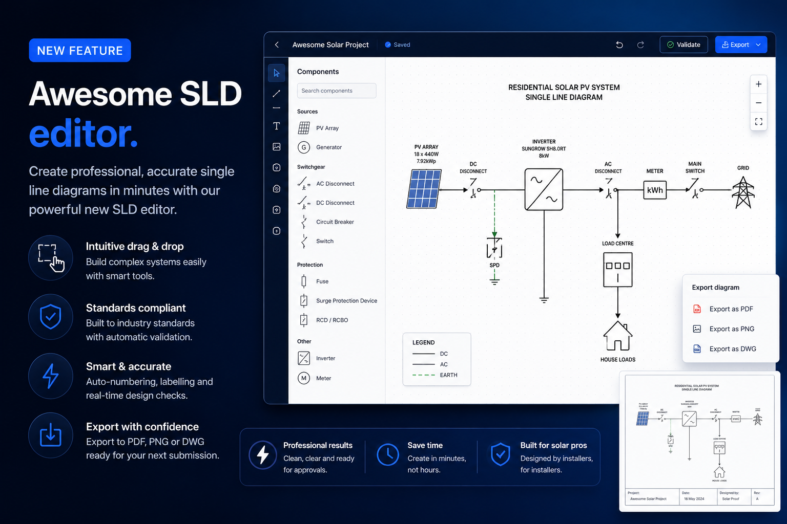 Sld Editor Browser Based Single Line Diagrams